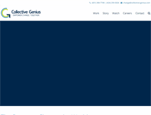 Tablet Screenshot of collective-genius.com